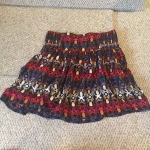 Xhileration colorful tribal skirt
